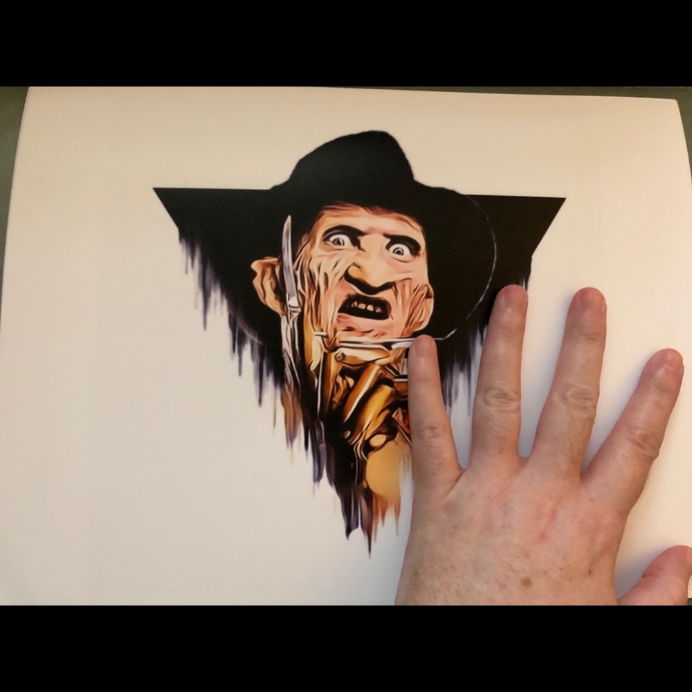 FREDDY KRUEGER ART PRINT - Picture 2 of 2